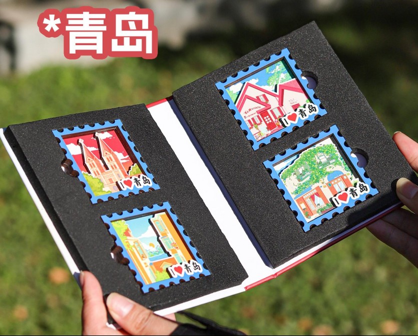 冰箱貼 城市郵記